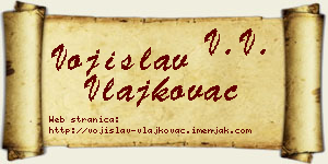 Vojislav Vlajkovac vizit kartica